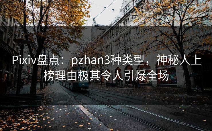 Pixiv盘点：pzhan3种类型，神秘人上榜理由极其令人引爆全场
