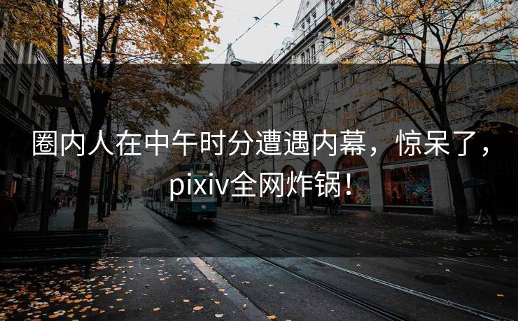 圈内人在中午时分遭遇内幕,惊呆了,pixiv全网炸锅! 圈内人在中午时分遭遇内幕,惊呆了,pixiv全网炸锅!